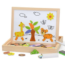 Load image into Gallery viewer, Magnetic Wooden Puzzle Figure