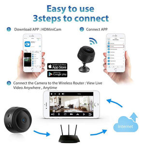 A9 WiFi 1080P Full HD Night Vision Wireless IP Camera