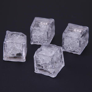 DIY Colorful LED Flash Ice Cubes (Pack of 12)