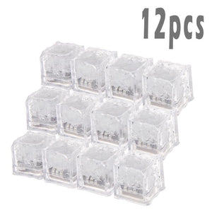 DIY Colorful LED Flash Ice Cubes (Pack of 12)