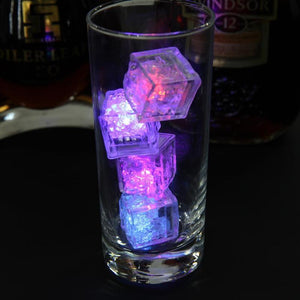 DIY Colorful LED Flash Ice Cubes (Pack of 12)