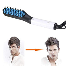Load image into Gallery viewer, Beard Straightening Comb Electric Iron