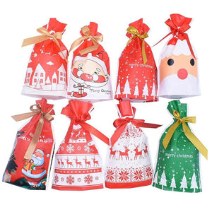 Drawstring Christmas Gift Bags