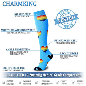 Compression Socks (7/8 Pairs) for Women & Men