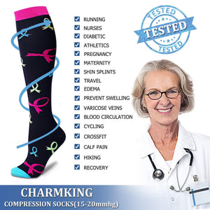 Compression Socks (7/8 Pairs) for Women & Men