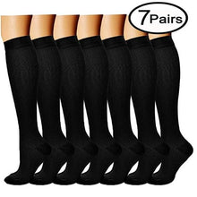 Load image into Gallery viewer, Compression Socks (7/8 Pairs) for Women &amp; Men