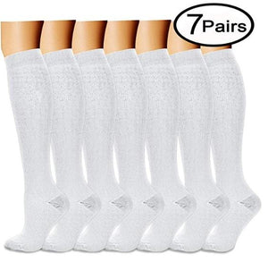 Compression Socks (7/8 Pairs) for Women & Men