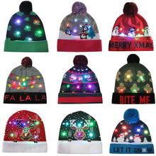 Load image into Gallery viewer, Christmas LED Beanies