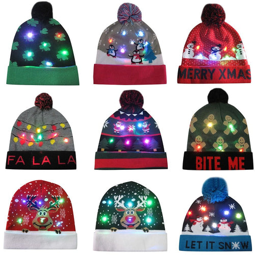 Christmas LED Beanies