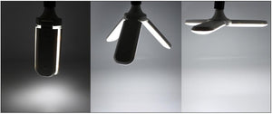 Foldable Fan Blade LED Light Bulb