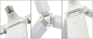 Foldable Fan Blade LED Light Bulb