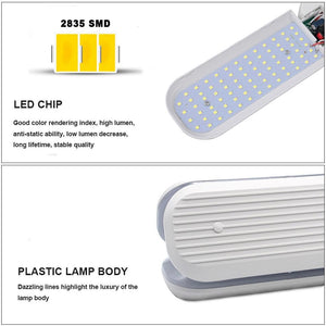 Foldable Fan Blade LED Light Bulb