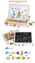 Load image into Gallery viewer, Magnetic Wooden Puzzle Figure
