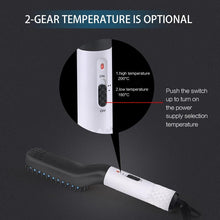Load image into Gallery viewer, Beard Straightening Comb Electric Iron