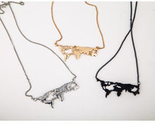 Load image into Gallery viewer, Flat World Map Necklace (Pack of 10)