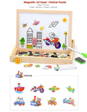 Load image into Gallery viewer, Magnetic Wooden Puzzle Figure