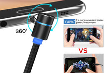 Load image into Gallery viewer, 360 Rotating Magnetic Charging Cable