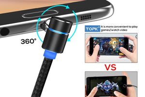 360 Rotating Magnetic Charging Cable