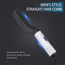 Load image into Gallery viewer, Beard Straightening Comb Electric Iron