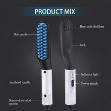 Load image into Gallery viewer, Beard Straightening Comb Electric Iron