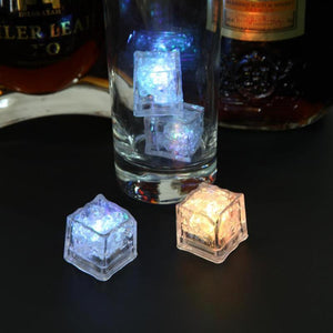 DIY Colorful LED Flash Ice Cubes (Pack of 12)