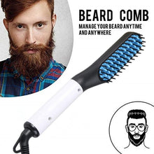 Load image into Gallery viewer, Beard Straightening Comb Electric Iron