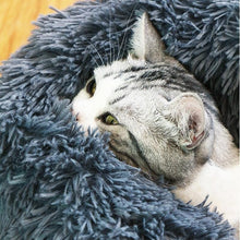Load image into Gallery viewer, Cozy Donut Cuddler - Luxury Dog and Cat Bed