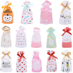 Drawstring Christmas Gift Bags