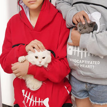 Load image into Gallery viewer, Sweatshirt Animal Pouch Hood Tops