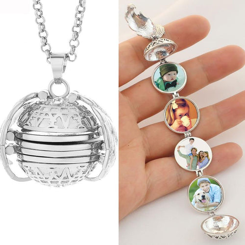 Expanding Photo Locket Necklace
