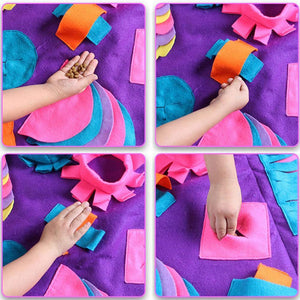 Dog Sniffing Puzzle Feeding Mat