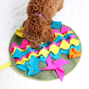 Dog Sniffing Puzzle Feeding Mat
