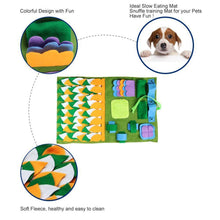 Load image into Gallery viewer, Dog Sniffing Puzzle Feeding Mat