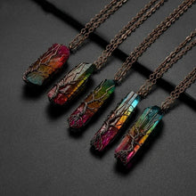 Load image into Gallery viewer, 7Chakra Ainbow Natural Stone Copper