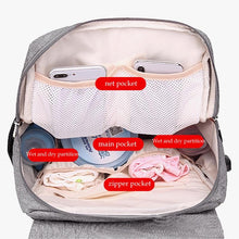 Load image into Gallery viewer, USB Diaper Backpack