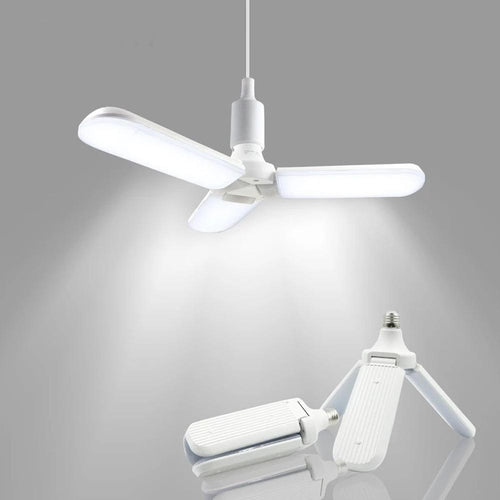 Foldable Fan Blade LED Light Bulb
