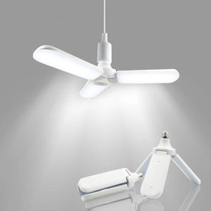 Foldable Fan Blade LED Light Bulb