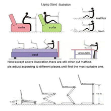 Load image into Gallery viewer, Adjustable Laptop Stand