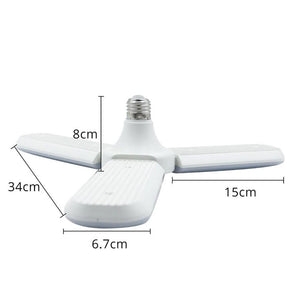 Foldable Fan Blade LED Light Bulb