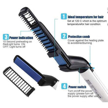 Load image into Gallery viewer, Beard Straightener Comb