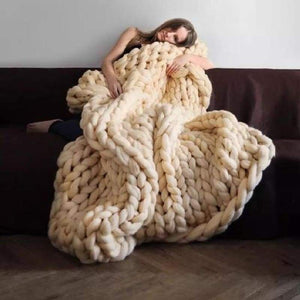 Chunky Knit Blanket