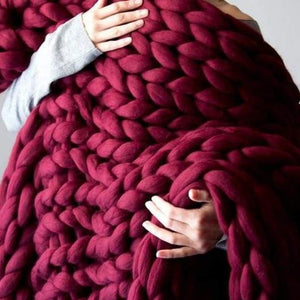 Chunky Knit Blanket