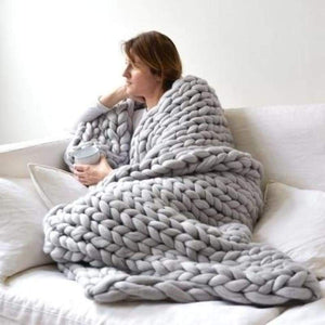 Chunky Knit Blanket
