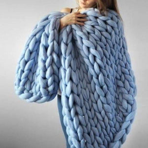 Chunky Knit Blanket