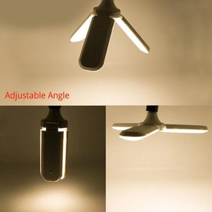 Foldable Fan Blade LED Light Bulb