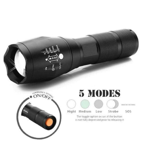 Military Grade LED flashlight