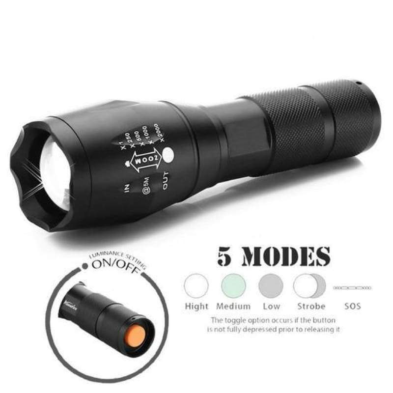 Military Grade LED flashlight