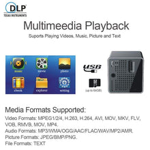 Load image into Gallery viewer, Mini DLP Projector