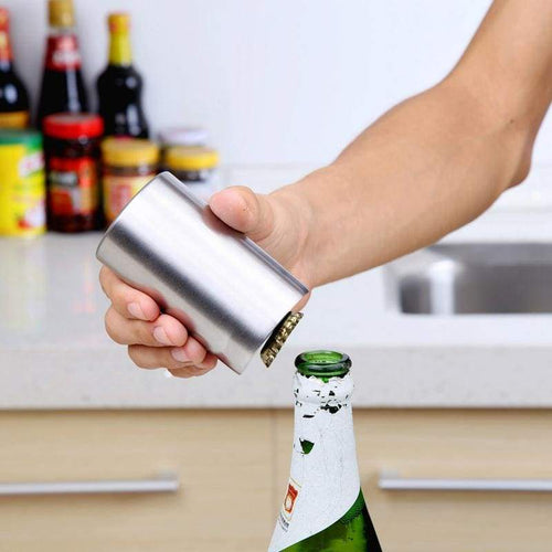 Push-Down Bottle Opener