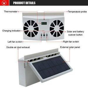 Solar Car Exhaust Fan